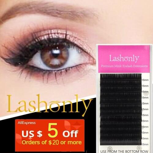 Eyelash Extension Supplies Faux Mink Individual Lashes False Eye Lash Wholesale 8 to 15 mm Handmade