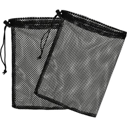 2 Pcs Nylon Mesh Nets Bag Pouch Golf Tennis Carrying Holder Storage Bags Golf Accessories