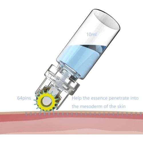 2020 new Hydra roller microneedlinfg stamp system derma aqua meso 64 stitches hydra stamp hydra roller