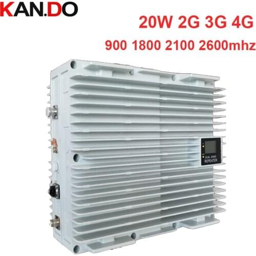 20w big power tunnel use signal repeater mountain area farm/forest signal booster GSM900mhz repeater 2g 3g 4g industrial use