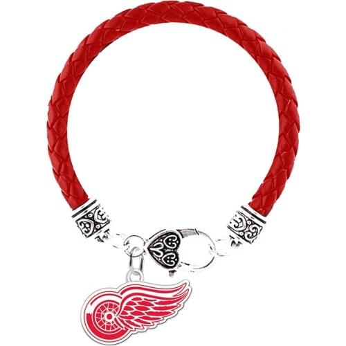 Hand Made Big Lobster Claw Leather Chain Sports Bracelets Jewelry Fashion Anniversary Gifts Decor Gift