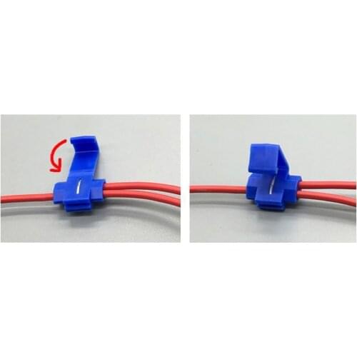 Wire Connectors Quick Splice Terminals Splice Terminals For AWG 14 -16 Electrical Part Practical