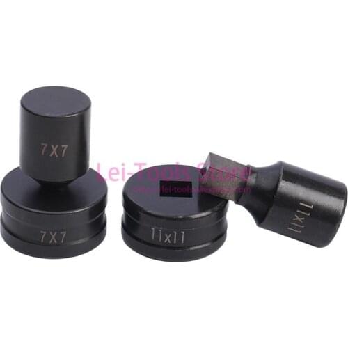 1Pc Hydraulic Punching Square Die for CH-70 Hydraulic Punching Machine Steel Plate/Iron Sheet/Copper Busbar Hole Puncher Die