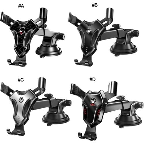 Car Holder Foldable Multi-angle Cell Phone Stand for Portable Phone Holder Non Slip Car Air Vent Mount Clip 4.7-6.7