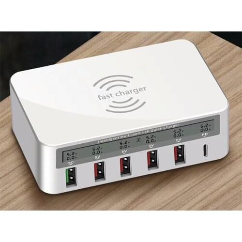 QI Wireless Charging Charger Quick Charge 3.0 USB Type C Charger Adapter For iPhone Xiaomi Samsung Fast Charger QC 3.0 USB Plug