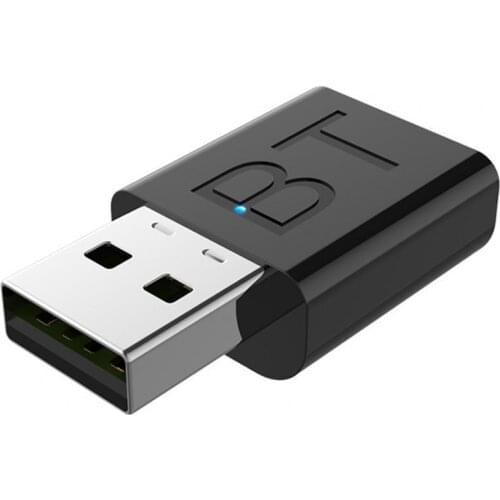 Bluetooth 5.0 Transmitter Receiver 2 In 1 AUX HiFi Audio USB Stereo Adapter with 3.5 Mm AUX Cable for Car TV Earphone Speaker