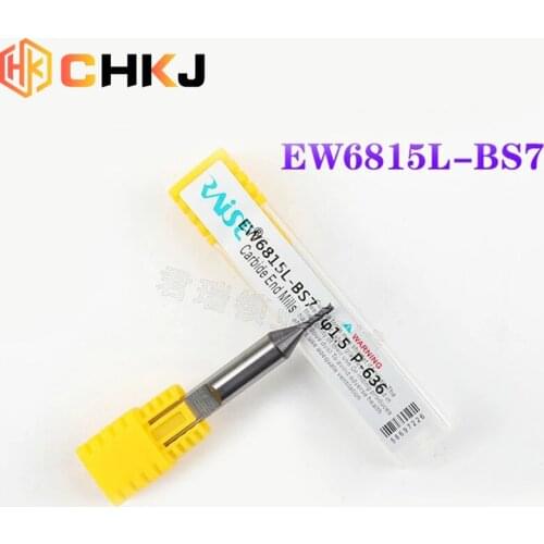 CHKJ For 994 CNC Key Machine EW6815L-BS7 φ1.5xD6x43MM Milling Cutter Locksmith Tool For Ruizheng Tungsten Steel Milling Cutter