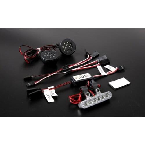 CNC precision machining remote control front and rear lamp assembly for ROVAN ROFUN KM HPI BAJA 5B