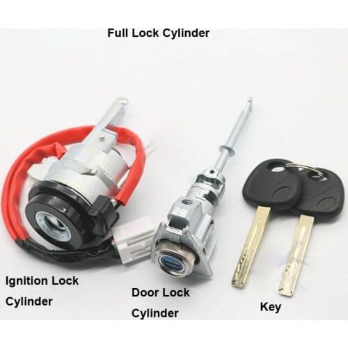 Full Door Lock Cylinder for Hyundai IX35 Ignition Car Lock Cylinder Left Front Door