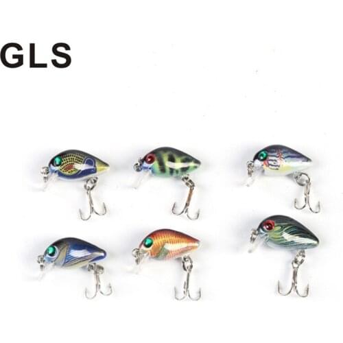 GLS brand laser long shot 2.6cm/1.2g bionic bait Mino fishing gear reusable and environmentally friendly fake bait fishing bait