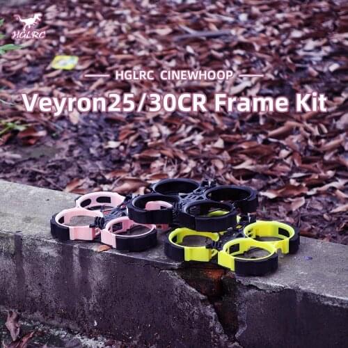 HGLRC Veyron30CR 140mm 3K Carbon Fiber 3inch Cinewhoop FPV Frame Kits for FPV Racing Freestyle 3inch Analog Digital Drones