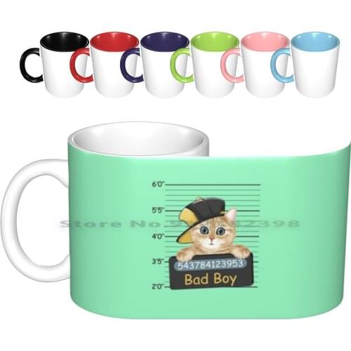 Cat Crimes Ceramic Mugs Coffee Cups Milk Tea Mug Bad Boy Shorts Bad Boy Shorts Bad Boy Bad Boy Popper Pants Bad Boy Outfits