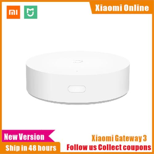 2019 New Xiaomi Mijia Multifunctional Gateway 2/3 new Hub Alarm System Intelligent Online Radio Night Light Bell Smart Home Hub