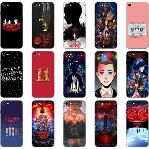 230DD Stranger Things tv series Soft Silicone Cover Case for iphone 5 5s se 6 6s 8 plus 7 7 Plus X XS SR MAX case
