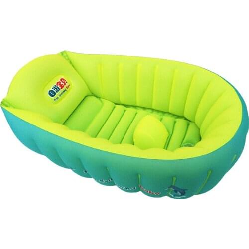 Inflatable Baby Bathtub Portable Infant Toddler Bathing Tub Baby Folding Bathtub Travel Kds Swimming Pool Outdoor Children Basin