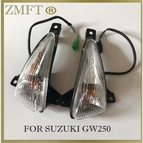 One Pair Car Front Fender Light Side Turn Signal Indicator Lamp For Suzuki GW250 Inazuma Haojue Motorcycle