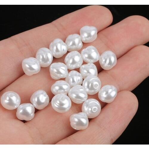 Wholesale Imitation Baroque Pearls Screw Beads Resin Beads For Jewelry Making DIY Necklace Bracelet Earring Pendants