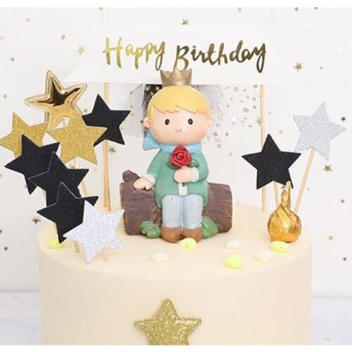 Original cartoon little prince resin ornaments creative cake decorations crafts car ornaments Desk Decoration Gifts