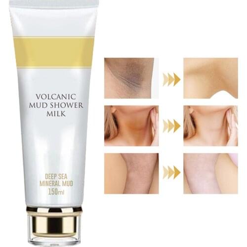 Whitening Volcanic Mud Bath Milk Cream Women Wash Body Deep Lotion Moisturizing Clean For Men Body Healthy Formulas