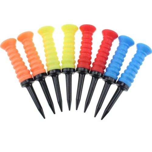 1Pc 8.2cm Golf Tees Golfers Plastic Sports Ball Holder Training Less Resistance Tool daily club competition sports accessories