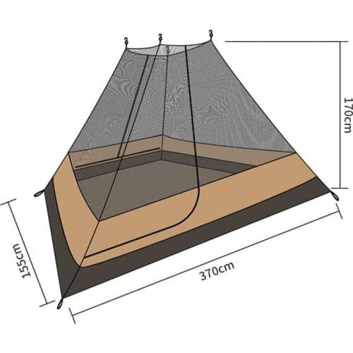 Hanging Inner Tent/Bottom Mat For Pyramid Indian Shelter Anti-Rainstorm Outdoor Camping Yurt With Chimney Hole 400*350*240cm