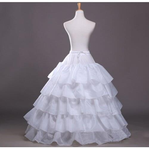 Wedding Petticoat Bridal Hoop Hoopless Crinoline Half Slip Prom Underskirt Fancy Skirt LXH