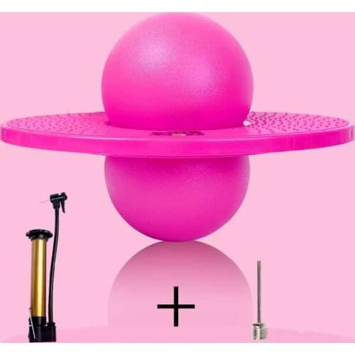 Pogo Bouncing Ball with Handle and Ball Pumps Jump Toy Pogo Maximum Load-Bearing 220lb Suitable for Children Adult XR-Ho