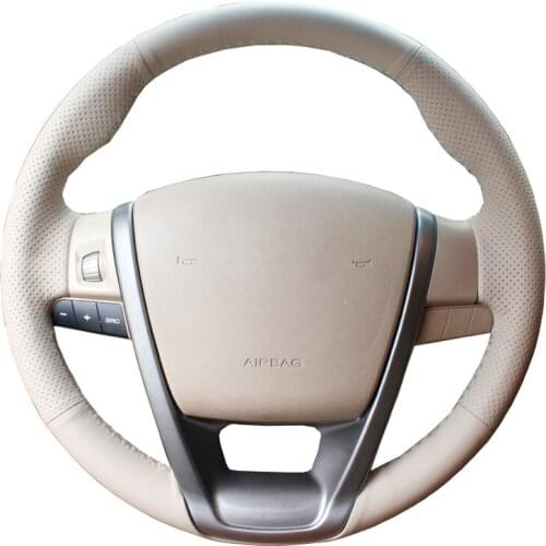 Hand Sewing Car Steering Wheel Cover Wrap For MG MG6 MG 6 2010 2011 2012 2013 2014 2015 2016 Volant Braid on the Steering wheel