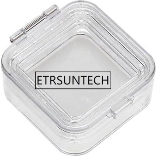 100pcs Dental Boxes Plastic Clear Dental Crown Box High Quality Membrane Box Tooth/Jewelry Organizer