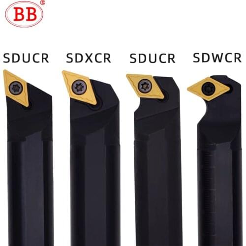 BB SDXCR SDUCR Lathe Screw Boring Bar S10K S12M Internal Turning HSS C08K DCMT Carbide Alloy Steel Tool Holder 0902 1102 16T3