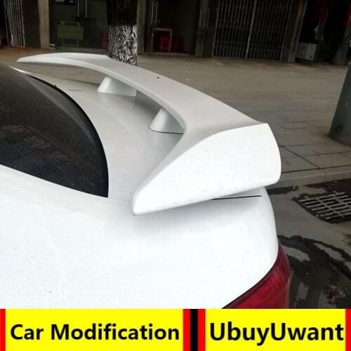 Universal spoiler For Buick Excelle GT 2015 2016 Spoiler ABS car tail wing decoration rear trunk lip spoiler universal sedan