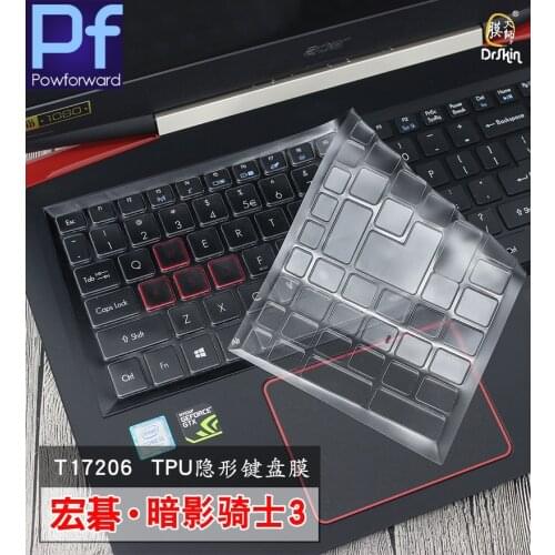 TPU Ultra Keyboard Cover Protector for Acer Aspire VX 15 VX5-591G Aspire V15 VN7-593G Predator Helios 300 V17 VN7-793G Gaming