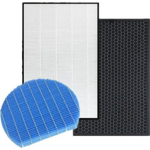 1 set (3pcs) Air Purifier Hepa Carbon Filte for Sharp Air Purifier KC-D50-W KC-E50 KC-D60E KC-D40E KC-D70-W Humidifier Parts