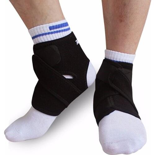 Adult Ankle Braces Black Ankle Support Brace Ankle Pad for Football Climbing Sports 1pcs Adjustable Ankle Support Brace