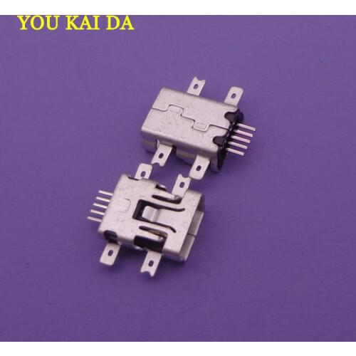 10pcs for Motorola V3 parts MINI USB Connector Micro USB Jack power socket 5-pin 5pins 5P charging port data long foot plug