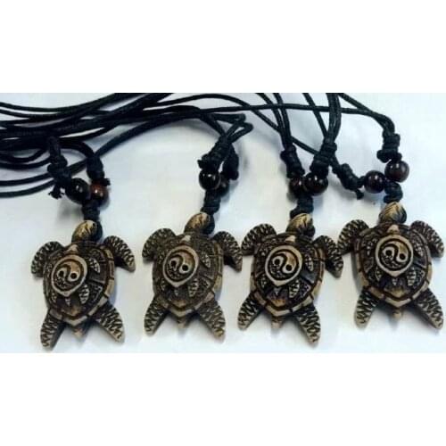Free shipping yqtdmy 15 pcs HOT Men Vintage Tortoise Turtle Shape Keepsake Necklace Pendant