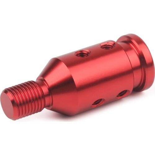 Aluminum Shift Knob Adapter for BMW / Mini Non Threaded Shifters Red