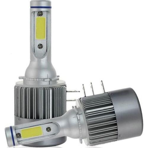 Car H15 LED Bulb Headligh 24W 2000LM Wireless Car Headlight Lamp 12V Conversion Driving Light 6500K White For VW Audi BMW