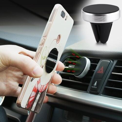 Car Phone Holder Magnetic Air Vent Mount Stand Holder For KIA Rio Ceed Sportage For Mazda 2 3 6 Cx-5 For Peugeot 206 307 308 207