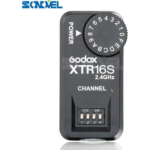 Godox XTR-16S 2.4G Wireless 16 Channels Power-control Flash Trigger Receiver for VING V860 V850 V860II V850II