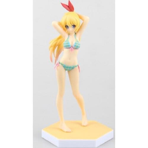 16cm Anime Nisekoi Chitoge Kirisaki PVC Action Figure Toy Collection Model Doll Christmas Gift