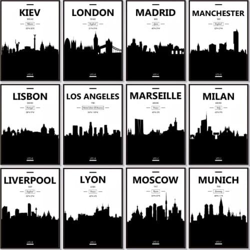 Hong Kong Kiev London Moscow City Diamond Painting Cross Stitch 5D DIY Diamond Embroidery Tourist Scenery Home Room Mosaic Art