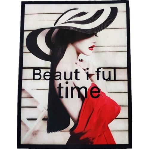 Patch Patches Beautiful 21CM Iron Ons Stickers for Clothes Heat Tranfer Clothing Accessories Embroidery Pattern Free Shipping