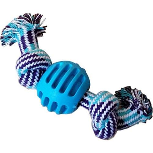 Legendog 1pcs Bite Resistant Dog Rope Toy Pet Interactive Knot Design Dog Chew Rope Puppy Teething Toy Pet Supplies Dog Favors