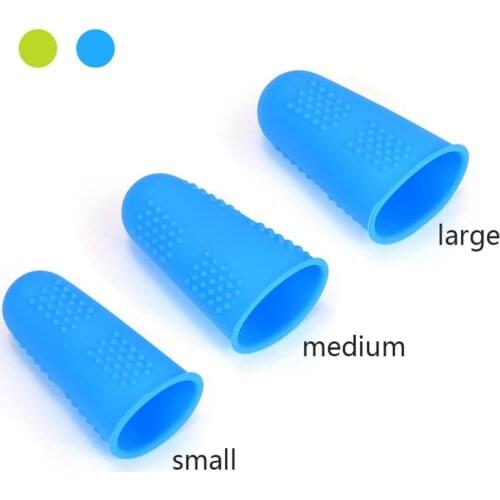 Anti-Slip Silicone Finger Covers Guard Protectors Hot Glue Silicone Gun Finger Caps for Adhesives Scrapbooking Sewing Crafts