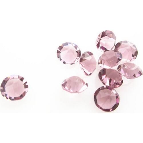 New Arrival 100pcs June Birthstone Light Purple 5mm 4mm Crystal Floating Charms Living Glass Memory Lockets Pendants DIY Jewelry