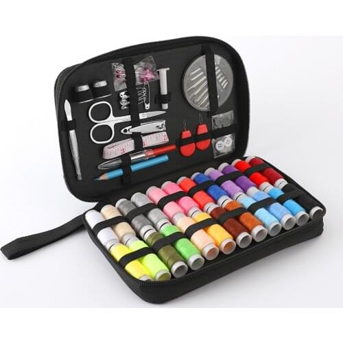 Mini Sewing kit Sewing Needles Scissors Thimble Thread Tape Measure for Home Travel & Emergency Sewing Accessories Tool Set