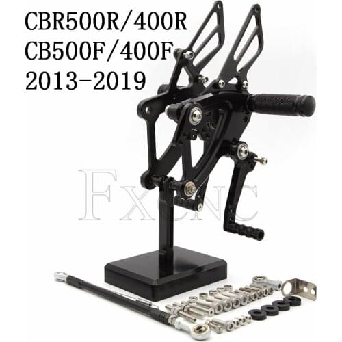 Quick Shifter Rearset Footpeg For Honda CBR500R CBR400R CB500F CB400F CBR 500R 400R CB 500F 400F Motorcycle Footrest Foot Pegs