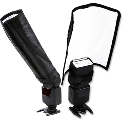 Portable folding Spotlighting Cloth Flash Diffuser Bender Light Beam Snoot Softbox for Canon Nikon Sony Viltrox Godox Yongnuo