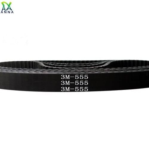 HTD 3M Timing belt C= 549 552 558 561 width 6/9/10/12/15mm Teeth 183 184 186 187 HTD3M synchronous 549-3M 552-3M 558-3M 561-3M